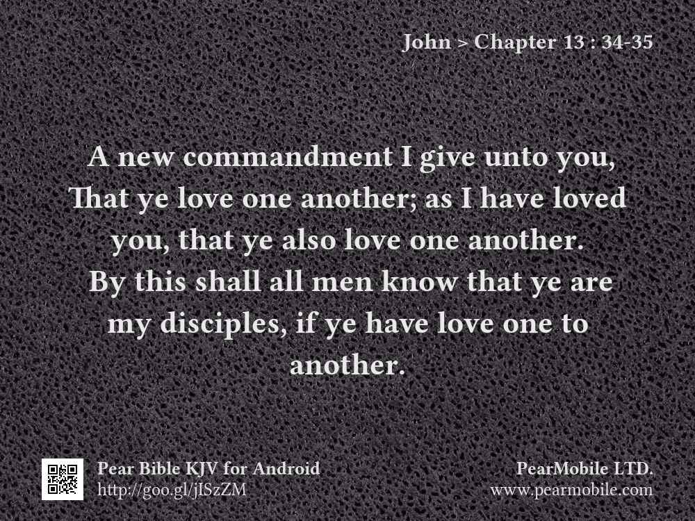 John, Chapter 13:34-35